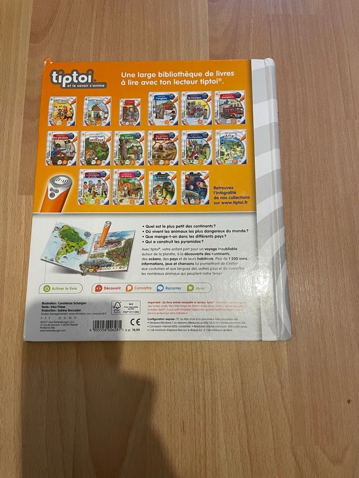 Livre interactif Tiptoi Mon premier Atlas - photo numéro 5