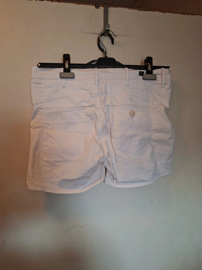 Short chino taille 27 g star blanc - photo numéro 2