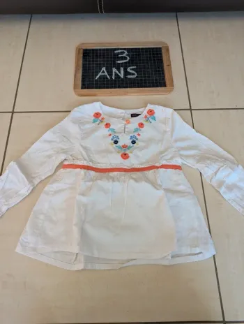 Blouse à manches longues sergent major 3 ans