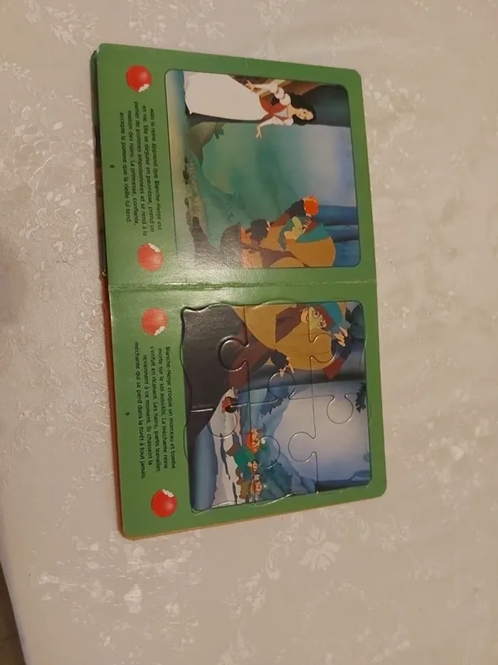 Livre 6 puzzles blanche neige - photo numéro 6