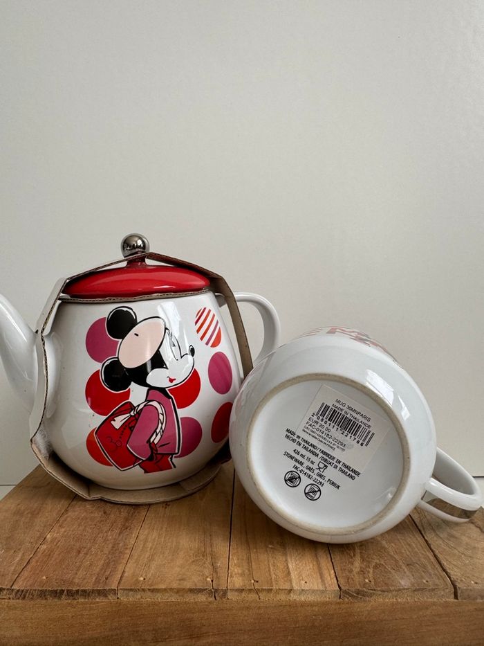 Théière et tasse Minnie Disneyland Paris - photo numéro 3