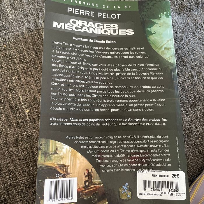 Livre SF orages mécaniques - photo numéro 2