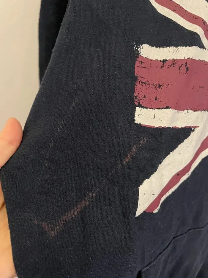 Hoodie Union Jack UK Cedar Wood State Womens Size L - photo numéro 4