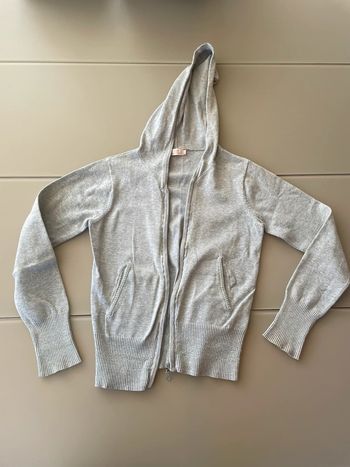 Veste grise 12 ans pailletée
