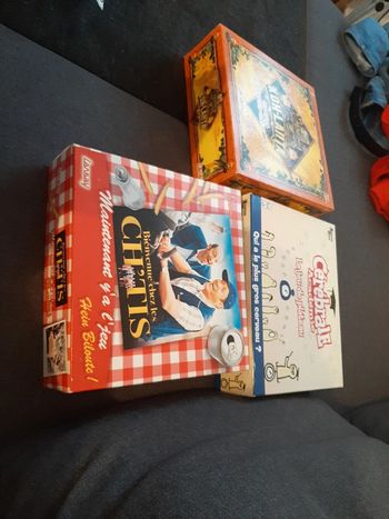 Lot de 3 jeux de société