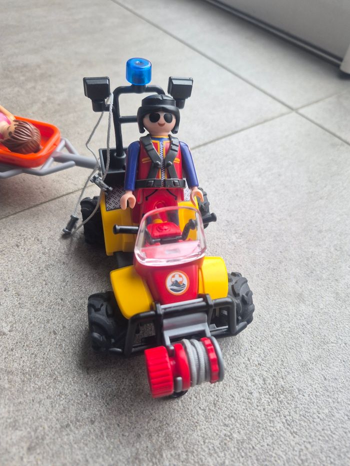 Secouriste des montagnes avec quad- playmo 9130 - photo numéro 2
