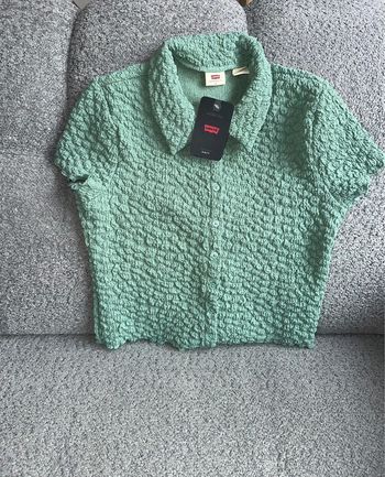 T-shirt chemisier manches courtes Slim Fit Vert LEVI’S