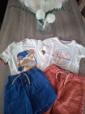 Lot de 2 ensembles été garçon 5 ans