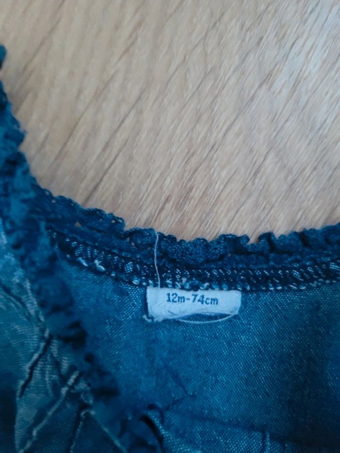 Robe en jean Petit Bateau 12 mois - photo numéro 3