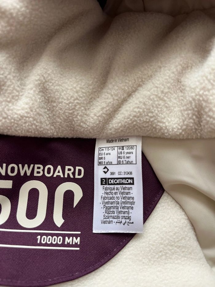 Veste de snowboard ski SNB 500 - photo numéro 5