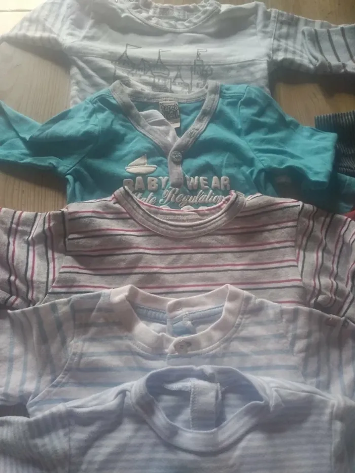 Tee shirt Garçon 6 Mois - photo numéro 4