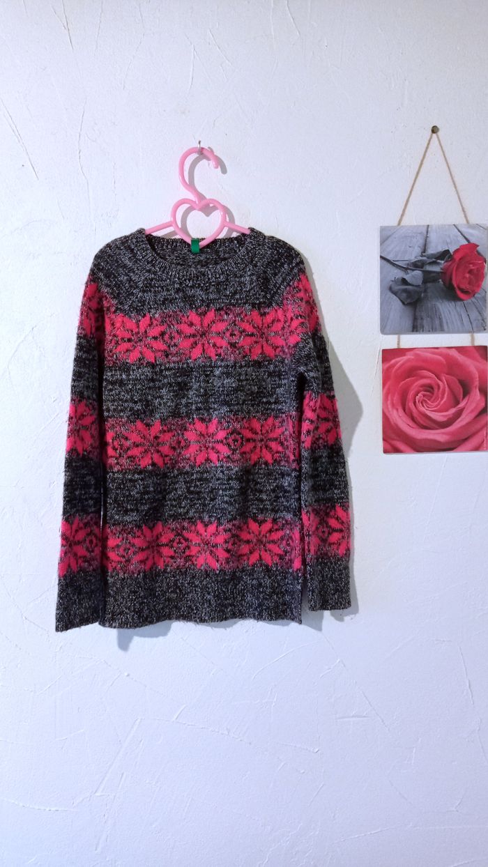 🦄Pull hiver, United Colors of Benetton, taille 6-7 ans, 120cm