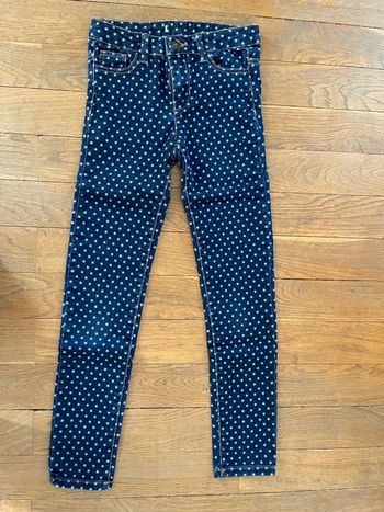 Jean bleu à étoiles Monoprix 8 ans