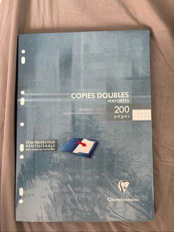 Paquet de copies doubles