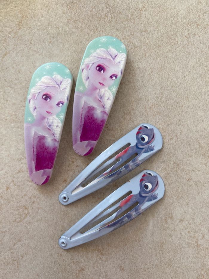 Lot de barrettes fille Reine des neige