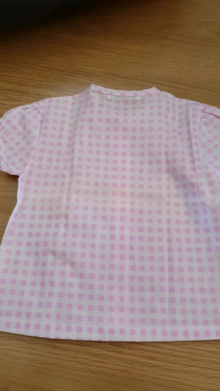 chemise carreau rose 2 ans - photo numéro 4