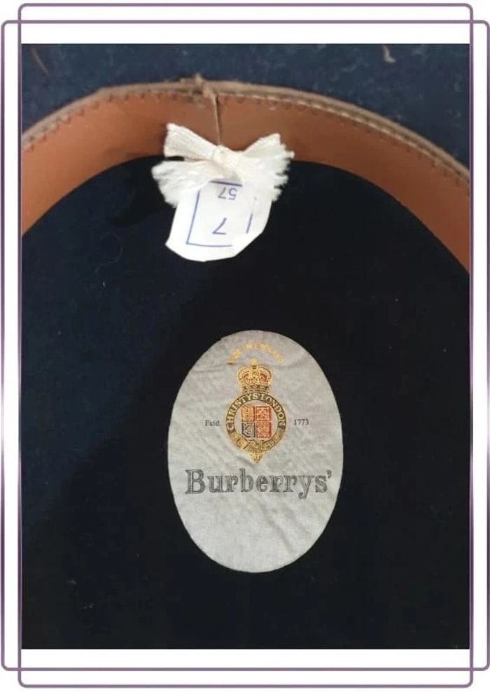 Chapeau vintage Burberrys' taille 57 - photo numéro 8