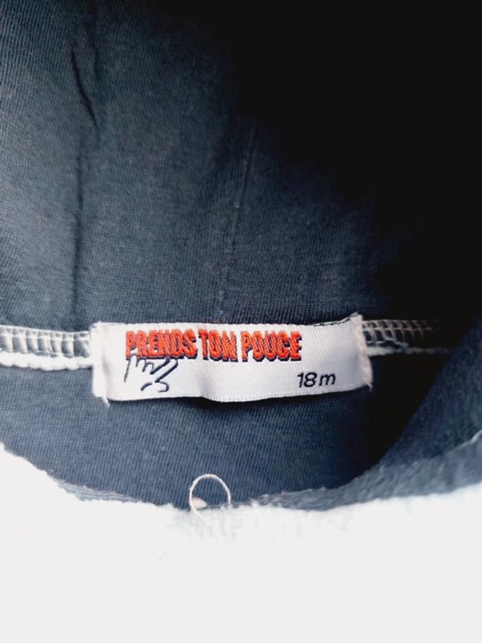 Pull polaire à capuche 18 mois Prend ton pouce - photo numéro 4