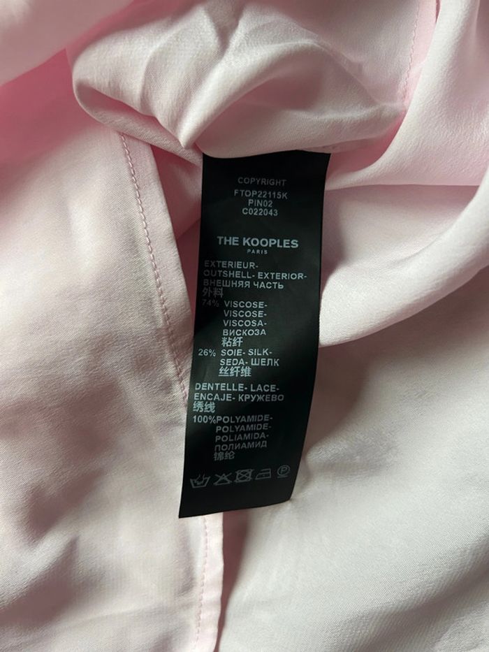Caraco The Kooples rose T. 3 neuf - photo numéro 4