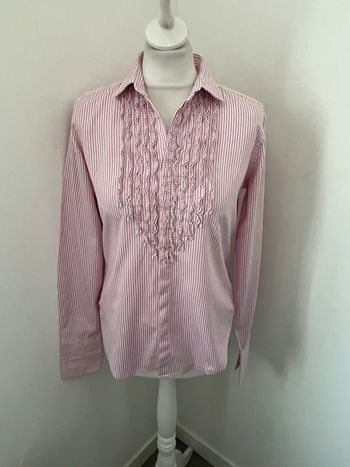 Chemisier rayé rose Ralph Lauren S