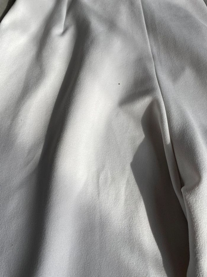 Pantalon fluide blanc Asos avec ceinture intégré - photo numéro 5