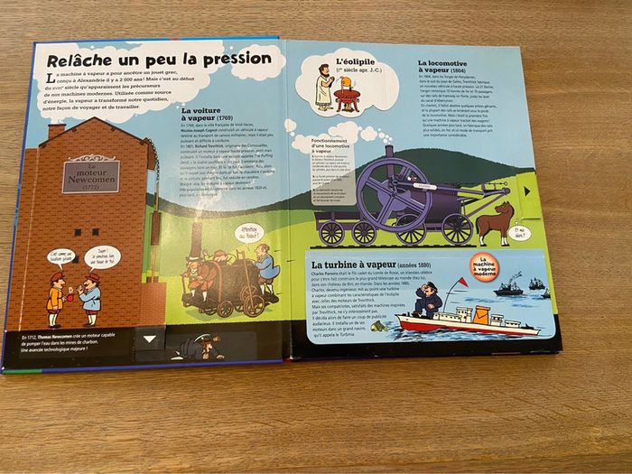 Livre animé Inventions Éditions Milan état neuf - photo numéro 5