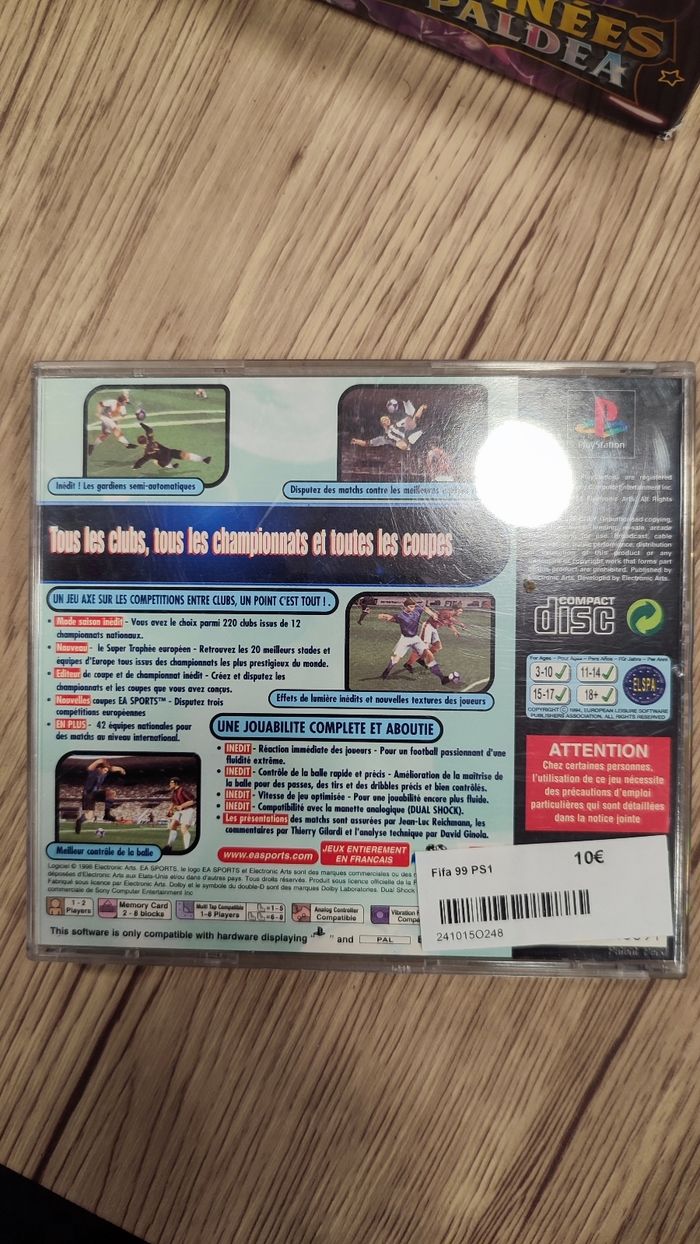 FIFA 99 ps1 - photo numéro 3