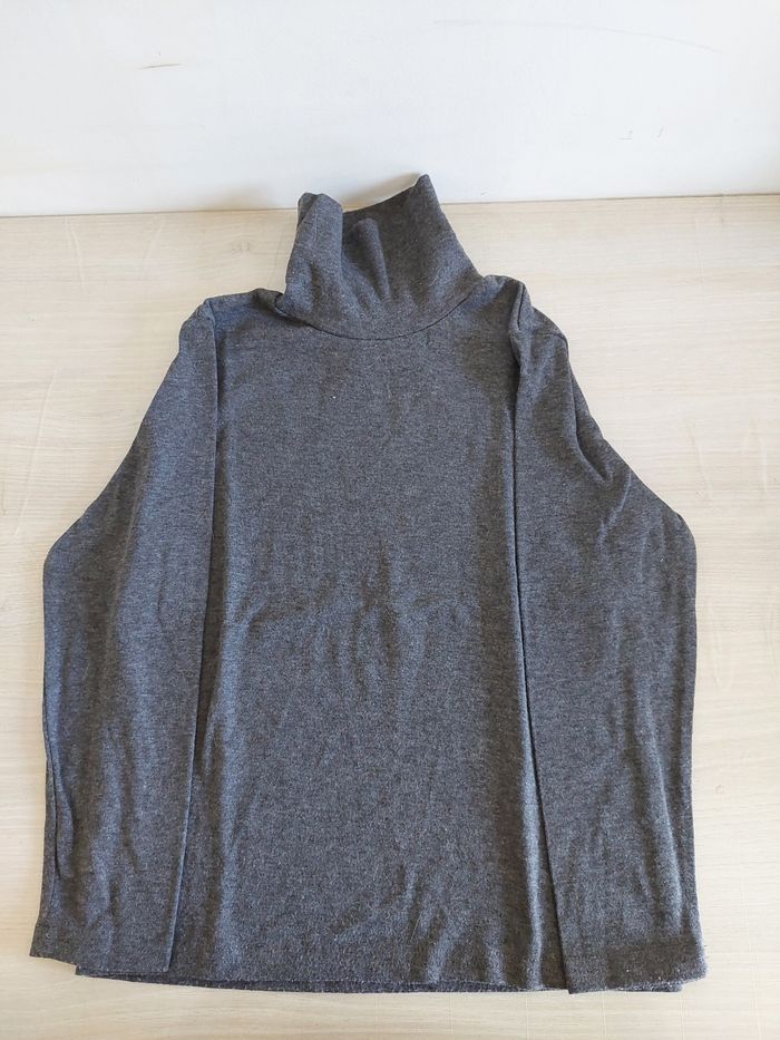 Lot de 2 sous pull gris garçon 7ans - photo numéro 2