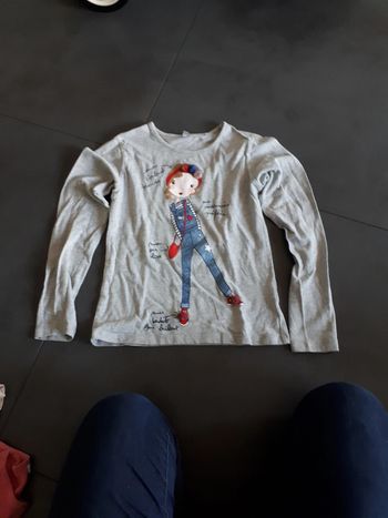Tee-shirt manches longues marque distributeur 10 ans 50 cts