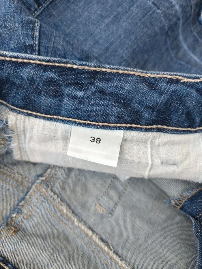 Mini jupe en jean taille 38 - photo numéro 5