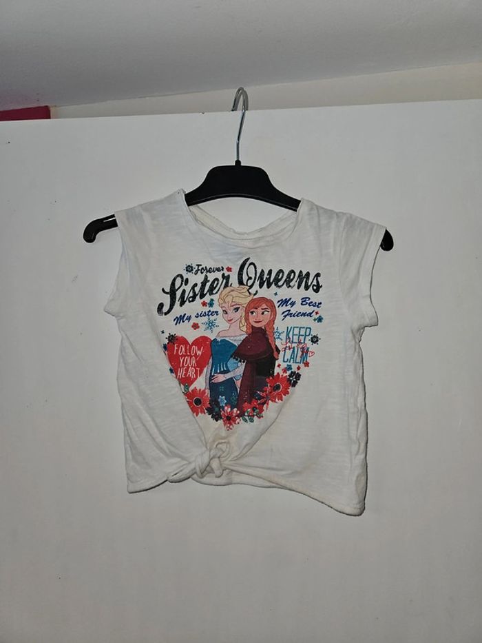 Débardeur fille Disney Reine des neiges 3/4 ans