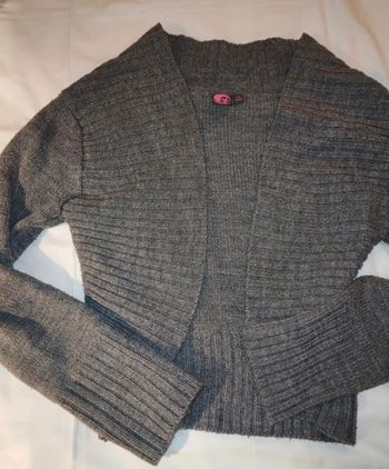 Boléro gris 12 ans 