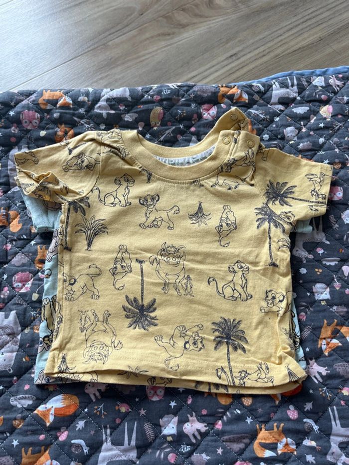 Lot 3 t-shirt manches courtes 0-3mois - photo numéro 2