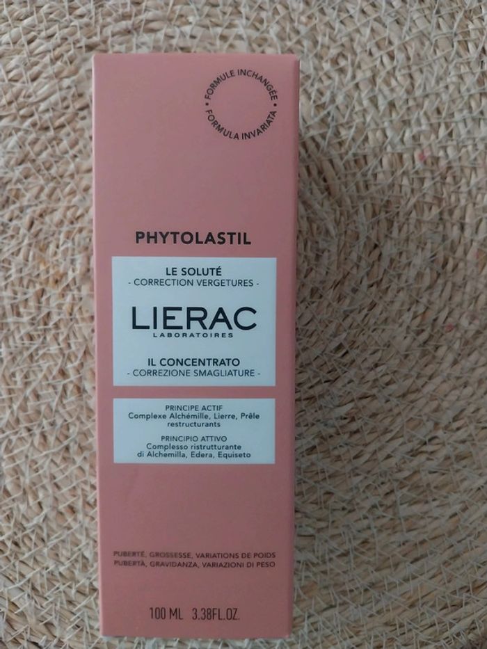 Le soluté LIERAC  corrections vergetures