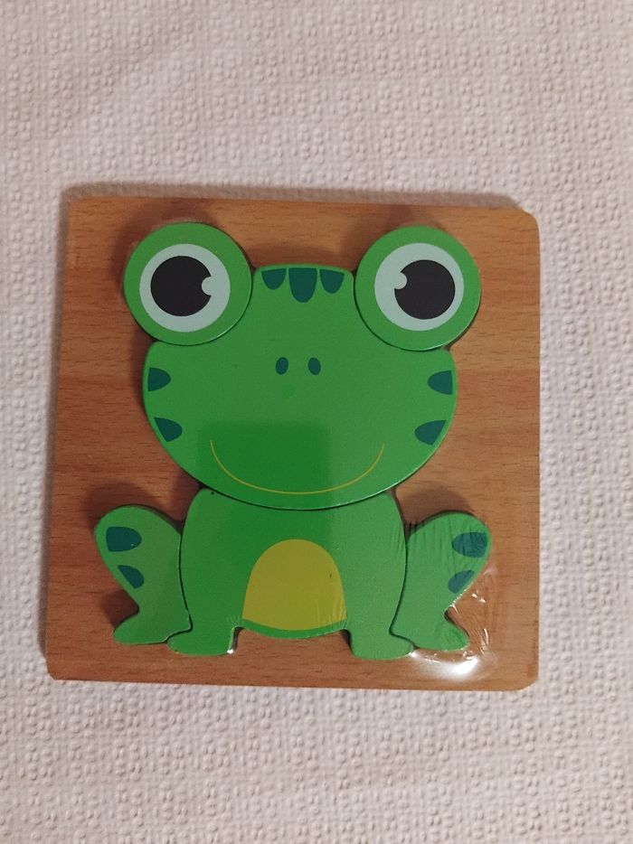 Puzzle 6 pièces grenouille