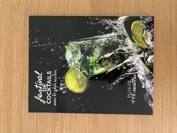 Livre recettes cocktails - Festival de cocktails avec ou sans alcool