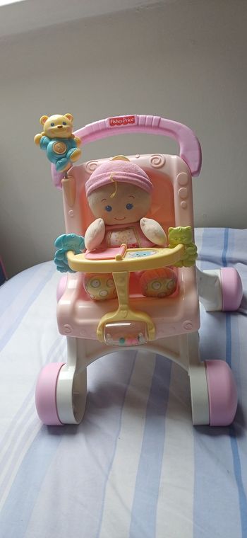 Poussette trotteur Fisher price
