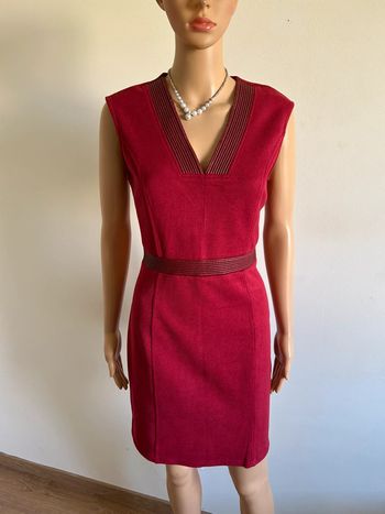 Robe rouge bordeaux en suédine Morgan taille S excellent état