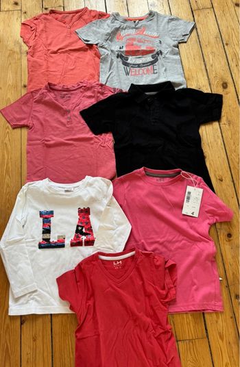 Lot tee-shirts 8 ans
