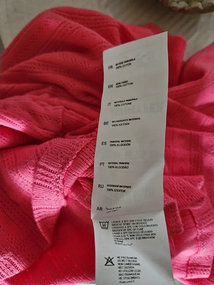 Haut rose Jennyfer Taille L Neuf - photo numéro 6