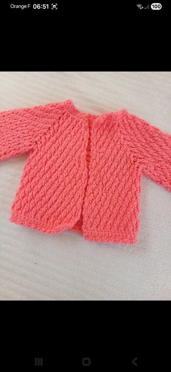 Veste bébé taille 9 mois