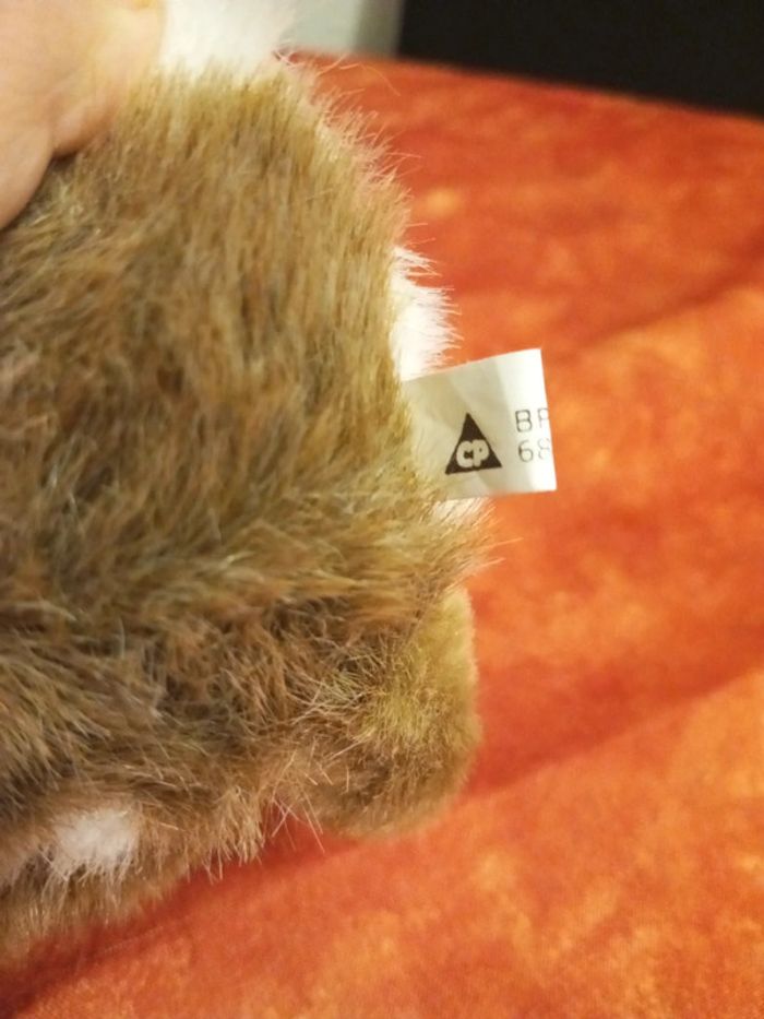 Peluche petit lapin cp international, 16 cm - photo numéro 4