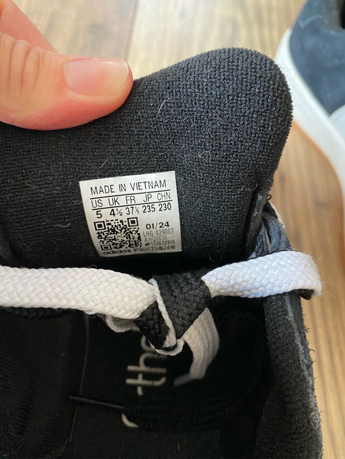 Baskets noires Adidas Campus T37 1/3 - photo numéro 8