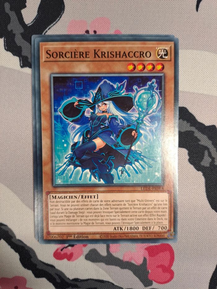 Playset 3x Effet Sorcière Krishaccro Yu-Gi-Oh! Héritage de la Destruction FR LEDE - photo numéro 2