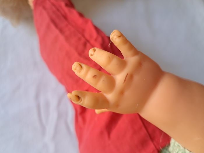 Poupée Bella 14008 yeux dormants marrons H 38 cm Vintage - photo numéro 7