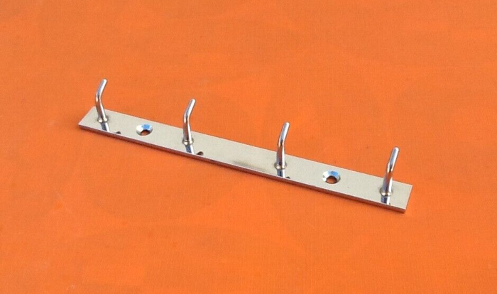 Années 1960 Patère / Support mural universel 4 crochets pour torchons, gants, clés - photo numéro 2