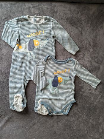 Ensemble body et pyjama In Extenso