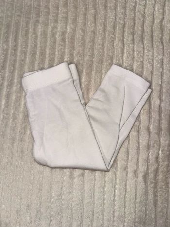 Legging  - blanc  en coton - kiabi - 6 mois - comme neuf