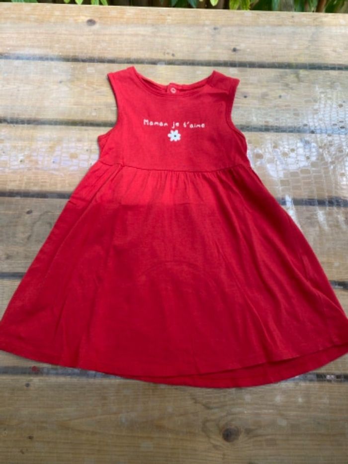 Robe maman je t’aime 2 ans