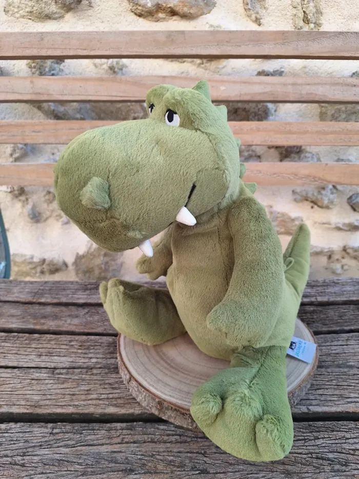 beautiful green Bryno Dino nwt jellycat - photo numéro 4